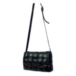 Bolso Bandolera Piel Grande con diseño de cuadrados