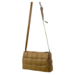 Bolso Bandolera Piel Grande con diseño de cuadrados