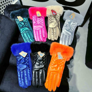 Guantes de mujer con pelito y bonito diseño