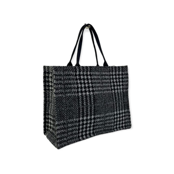 Bolso Shopper Check Tweed de Algodón