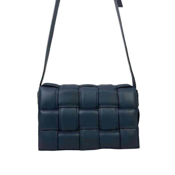 Bolso Bandolera Piel Grande con diseño de cuadrados