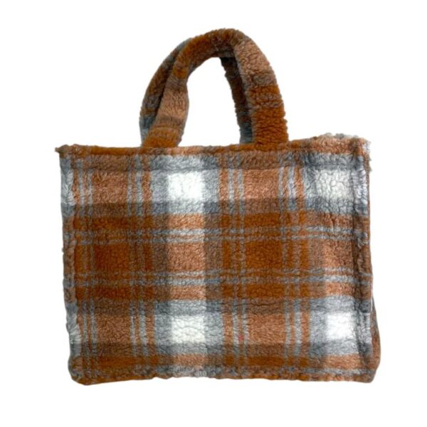 Bolso Shopper Terciopelo de gran Capacidad - Imagen 2