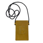 Portamóvil de Piel con Letra Inicial para mujer