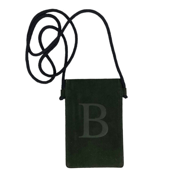 Portamóvil de Piel con Letra Inicial para mujer