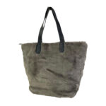 Bolso sintético de pelo con gran capacidad para mujer