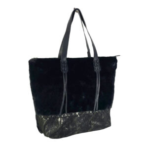 Bolso sintético de pelo con gran capacidad para mujer