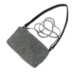 Bolso de Fiesta con Diamantes y Efecto Brillante para Mujer