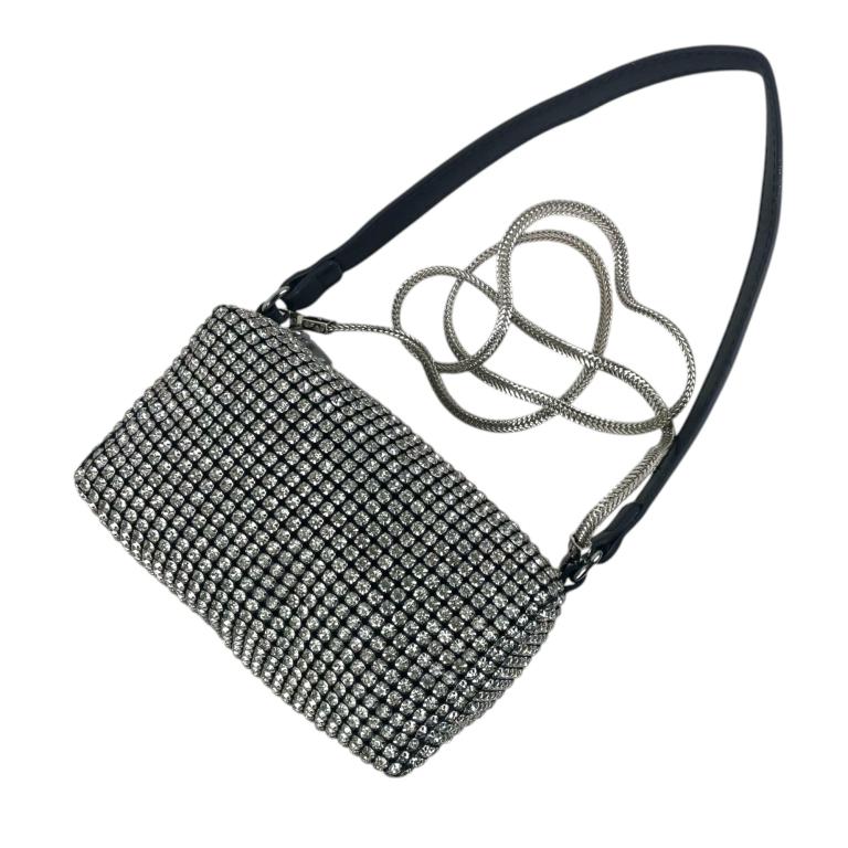 Bolso de Fiesta con Diamantes y Efecto Brillante para Mujer-Principal Bolso de Fiesta con Diamantes y Efecto Brillante para Mujer - Imagen 1