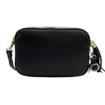 Bolso Bandolera Piel Grano Italiana para Mujer con Flecos Decorativos