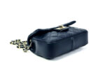 Bolso de Piel Natural Acolchado para Mujer tipo Chanel con Solapa