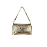 Bolsito Compacto de Piel con Diseño de Abeja y Efecto Brillante para Mujer