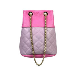 Bolso de Piel con Asas de Cadena Ajustables y Cierre de Botón para Mujer