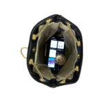 Bolso de Piel con Asas de Cadena Ajustables y Cierre de Botón para Mujer