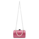 Bolso de Fiesta Sintético de Mujer con Asa de Mano tipo Perlas