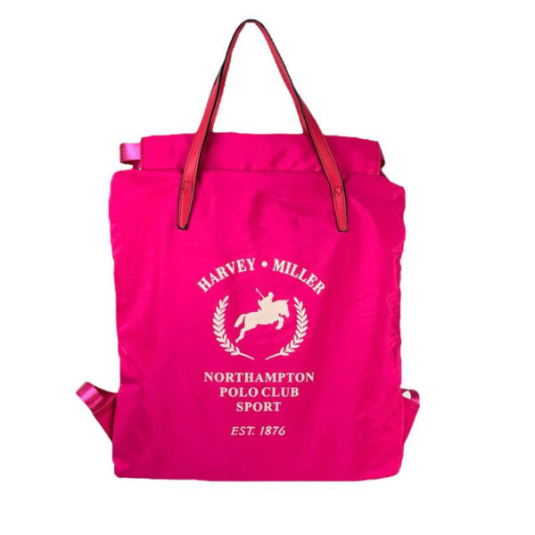 Mochila de Nylon Mujer con Asas y Cierre de Velcro Harvey Miller Polo Club