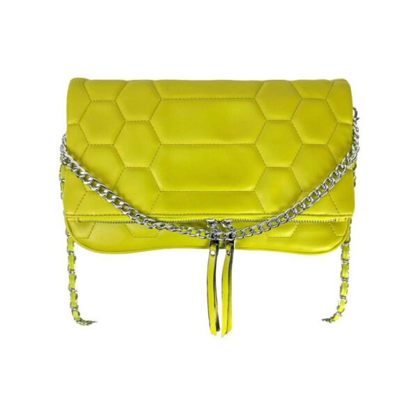 Bolso Bandolera Mujer con Solapa Magnética y Asa Corta tipo Cadena