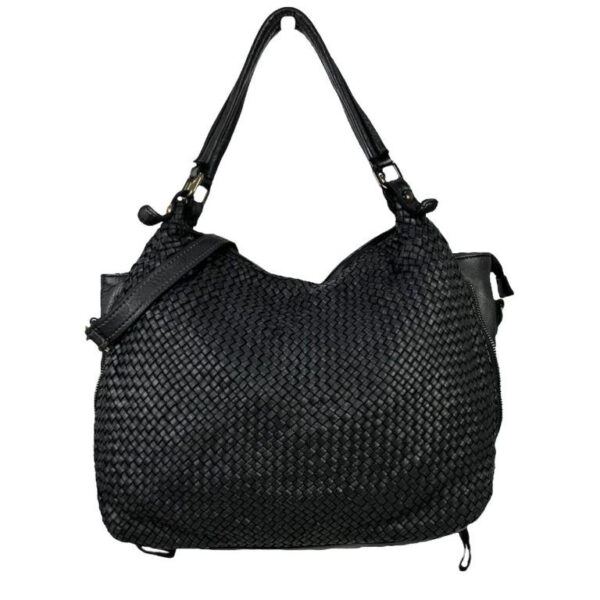 Bolso de Hombro Vintage Piel Lavado para Mujer con Gran Capacidad