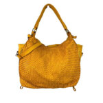Bolso de Hombro Vintage Piel Lavado para Mujer con Gran Capacidad