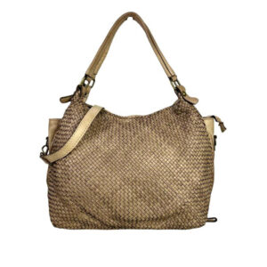 Bolso de Hombro Vintage Piel Lavado para Mujer con Gran Capacidad