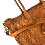 Bolso Shopper Mujer Estilo Vintage de Piel Lavado y Gran Capacidad