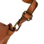 Bolso Bandolera de Piel Lavado, Estilo Vintage y Solapa para Mujer