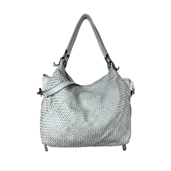 Bolso de Hombro Vintage Piel Lavado para Mujer con Gran Capacidad