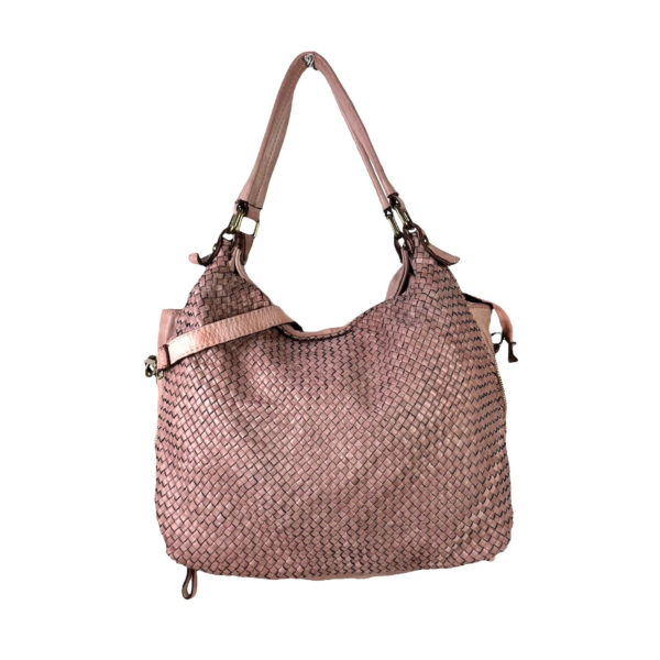 Bolso de Hombro Vintage Piel Lavado para Mujer con Gran Capacidad