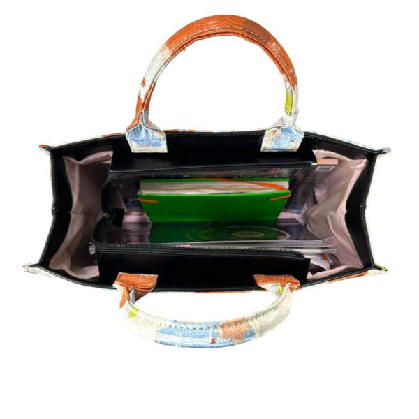 Bolso Sintético tipo Tote de Mujer con 2 Asas Cortas y Gran Capacidad