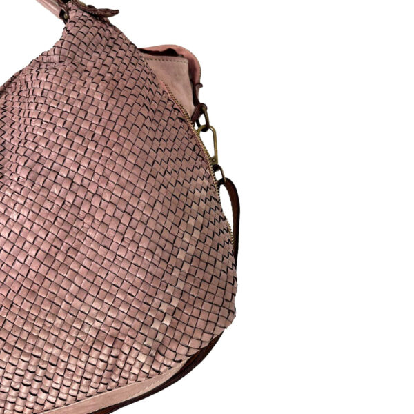 Bolso de Hombro Vintage Piel Lavado para Mujer con Gran Capacidad