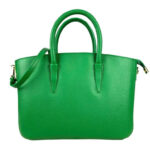 Amplio Bolso Tote de Piel Italiana para Mujer con Bolsillos Interiores