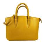 Amplio Bolso Tote de Piel Italiana para Mujer con Bolsillos Interiores