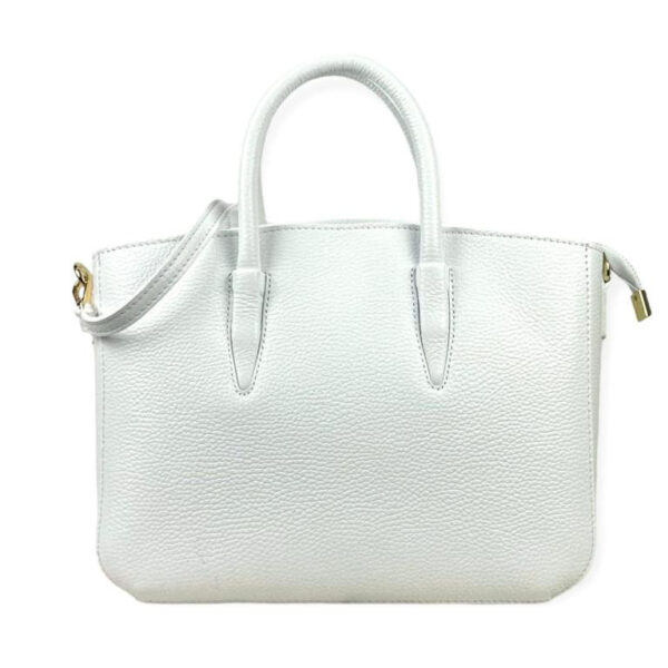 Amplio Bolso Tote de Piel Italiana para Mujer con Bolsillos Interiores