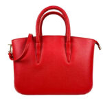 Amplio Bolso Tote de Piel Italiana para Mujer con Bolsillos Interiores