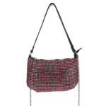 Bolsito de Fiesta Sintético para Mujer con Efecto Brillo y Cierre de Cremallera