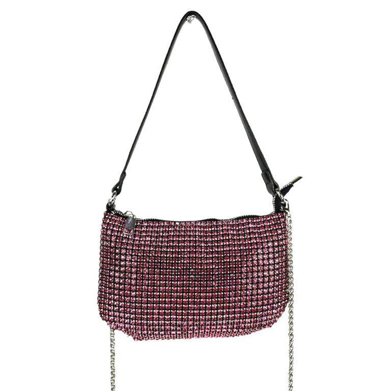 Bolsito de Fiesta Sintético para Mujer con Efecto Brillo y Cierre de Cremallera Bolsito de Fiesta Sintético para Mujer con Efecto Brillo y Cierre de Cremallera