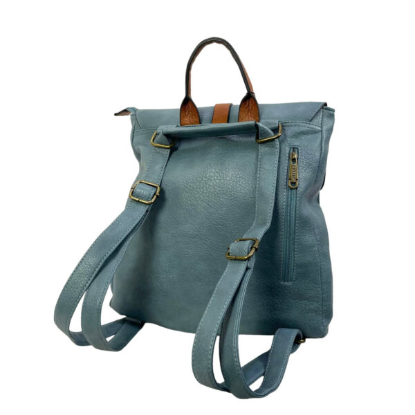 Mochila Sintética de Mujer con Cremallera y Gran Capacidad Coveri Collection