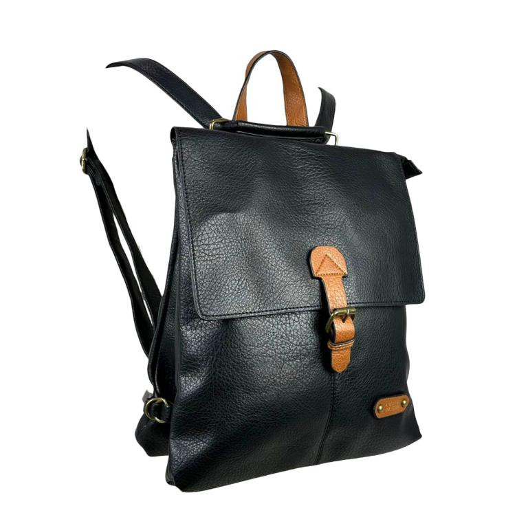 Mochila Sintética de Mujer con Cremallera y Gran Capacidad Coveri Collection