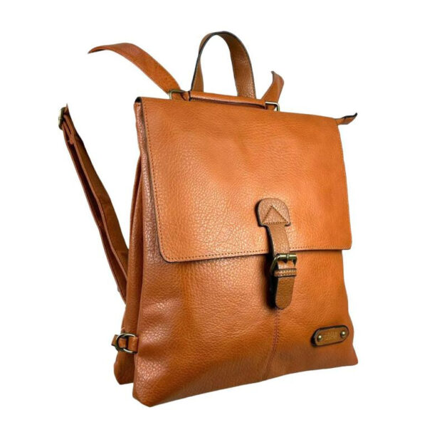 Mochila Sintética de Mujer con Cremallera y Gran Capacidad Coveri Collection