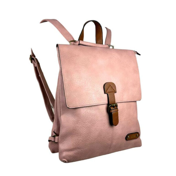 Mochila Sintética de Mujer con Cremallera y Gran Capacidad Coveri Collection