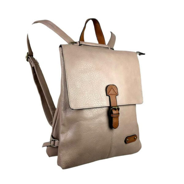 Mochila Sintética de Mujer con Cremallera y Gran Capacidad Coveri Collection