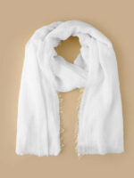 Fular de Verano para Mujer de Lino Italiano con Colores Lisos y Gran Calidad