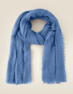 Fular de Verano para Mujer de Lino Italiano con Colores Lisos y Gran Calidad