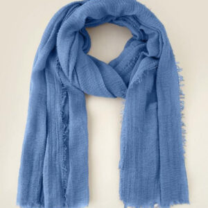 Fular de Verano para Mujer de Lino Italiano con Colores Lisos y Gran Calidad