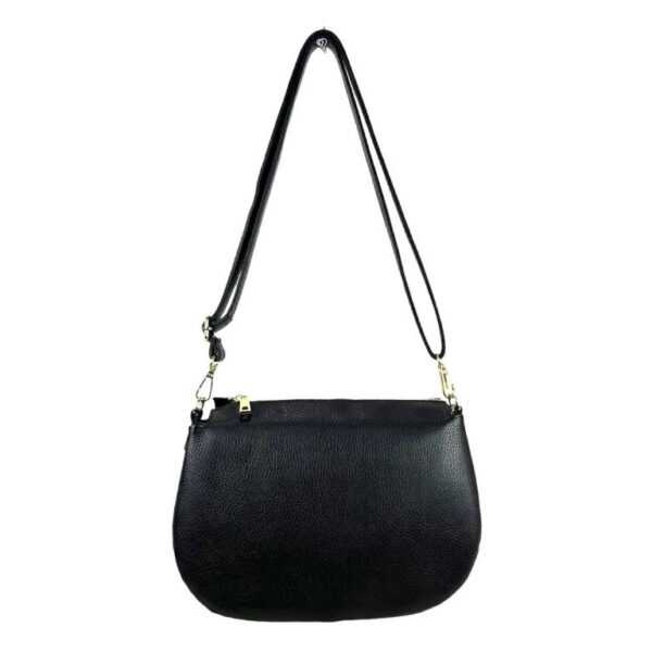 Bolso Bandolera de Piel con 3 Compartimentos Interiores para Mujer