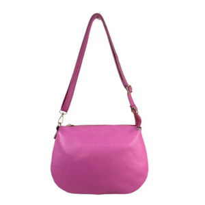 Bolso Bandolera de Piel con 3 Compartimentos Interiores para Mujer