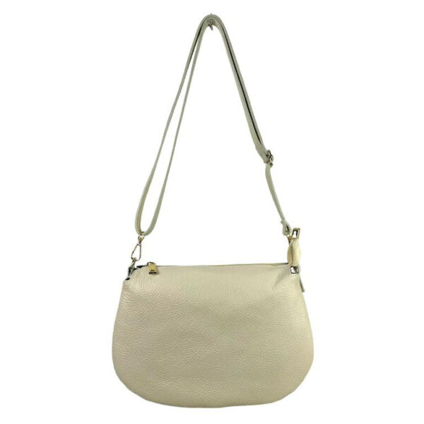 Bolso Bandolera de Piel con 3 Compartimentos Interiores para Mujer