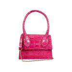 Bolso de Mano de Piel con Diseño Coco y Tamaño Compacto para Mujer