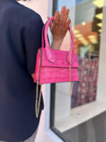 Bolso de Mano de Piel con Diseño Coco y Tamaño Compacto para Mujer