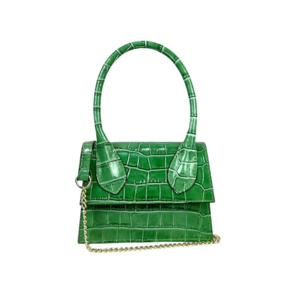 Bolso de Mano de Piel con Diseño Coco y Tamaño Compacto para Mujer