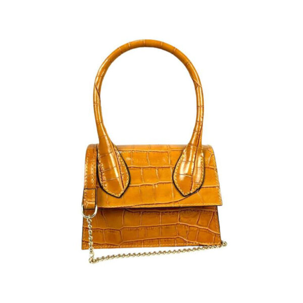 Bolso de Mano de Piel con Diseño Coco y Tamaño Compacto para Mujer